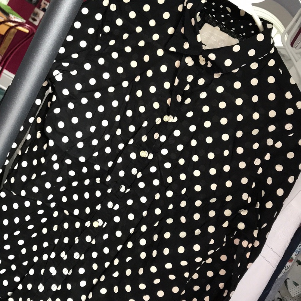 Soft White Dots  Shirt